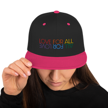 Load image into Gallery viewer, Love For All 2 Snapback Hat
