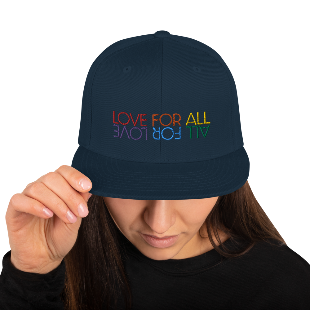 Love For All 2 Snapback Hat