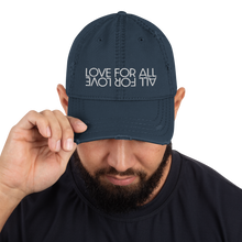 Load image into Gallery viewer, Love For All Distressed Dad Hat
