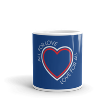Load image into Gallery viewer, Love For All 1 Dark Cerulean Gloss Mug
