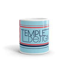 Load image into Gallery viewer, Temple Design Light Blue Gloss Mug
