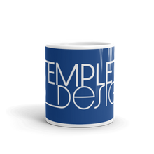 Load image into Gallery viewer, Temple Design Dark Cerulean Gloss Mug
