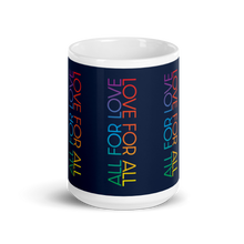 Load image into Gallery viewer, Love For All Navy Gloss Mug
