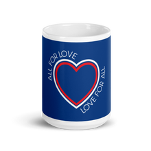 Load image into Gallery viewer, Love For All 1 Dark Cerulean Gloss Mug
