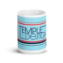 Load image into Gallery viewer, Temple Design Light Blue Gloss Mug
