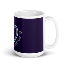 Load image into Gallery viewer, Love For All Eggplant 2 Gloss Mug
