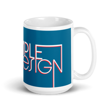 Load image into Gallery viewer, Temple Design Cerulean Gloss Mug
